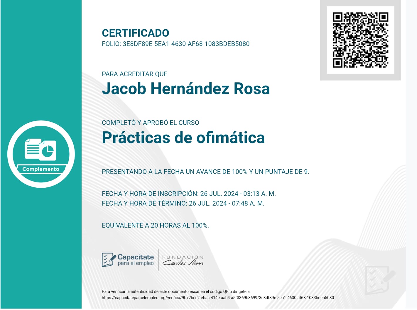 Prácticas de ofimática